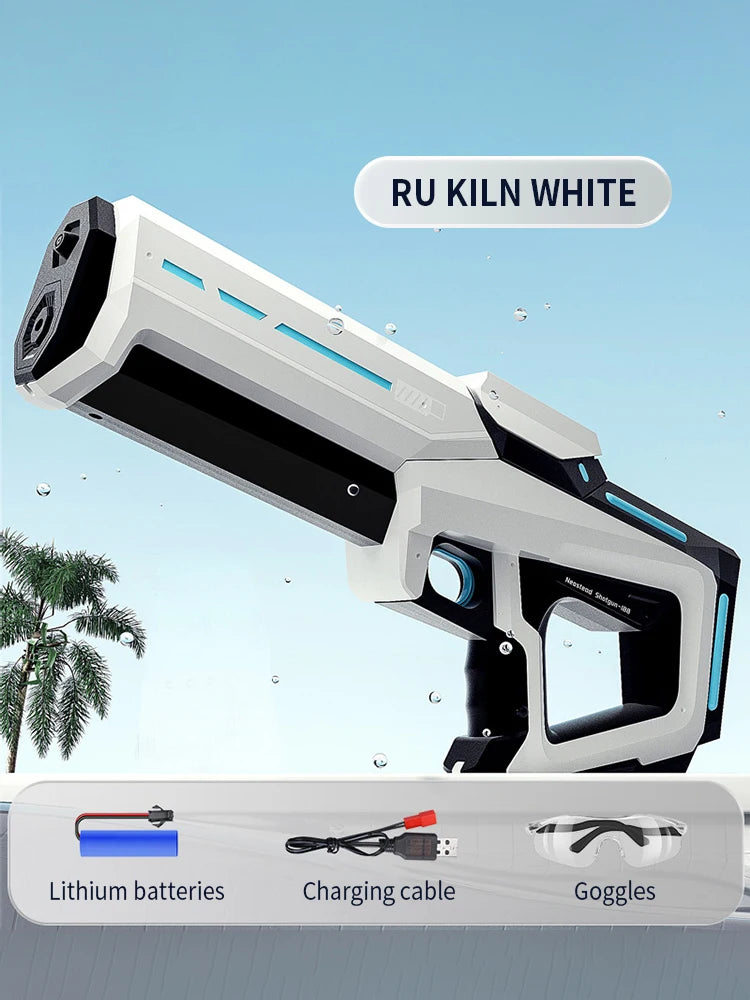 Electric Water Guns For Adults Powerful Squirt Automatic Water Suction Water Blasters Summer Outdoor Beach Tool For Kids Gift