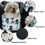 Pet Dog Armrest Booster Interactive Car Seat Safety Tethers Console Travel Carrier With Removable Bed
