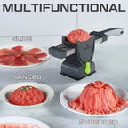ONCE for All Meat Slicer and  Knife Set for Meat Slicing , Manual Fresh Meat Cutter, Slicer for Beef, Pork, Chicken Breast