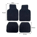 1Set Car Universally LED Light Up Car Floor Mats Starlight Fiber Optic Car Rugs Mat Light