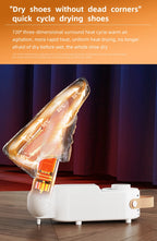 Portable Electric Shoe Dryer Adjustable Shoe and Boot Dryer With Intelligent Timer Foldable Shoe and Boot Dryer Shoe Drying Mach