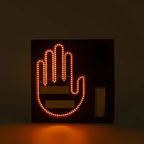 New LED Illuminated Gesture Light Car Finger Light With Gesture Light Hand Lamp Funny Hand Lamp Windshield Warning  LED Up Sign