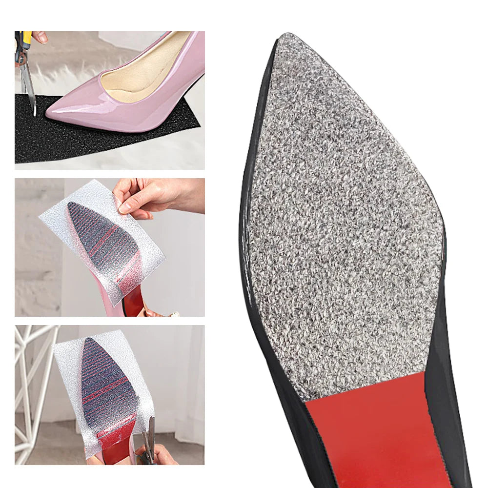 Anti-slip Wear-resistant Shoes Sole Protector Stickers for High Heel Sneakers Free-cut Self-Adhesive Shoe Sole Protectors Pads