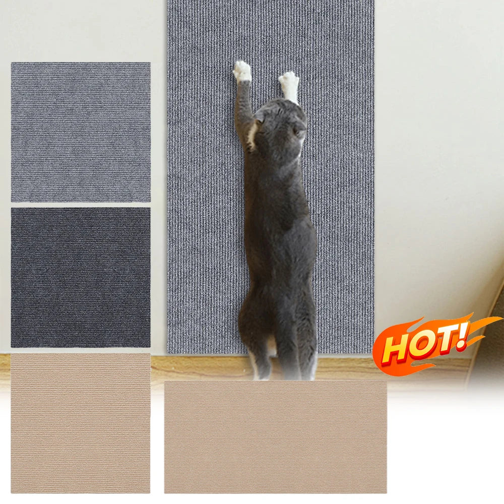 Cat Crawling Mat Anti Cat Scratch Sofa Grinding Climbing Frame Sofa Protection Self-adhesive Carpet Cats Scratch Board Cats Toys