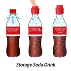 Soda bottle cap Saver Lids Bottle Top Carbonated Keeper Cola Cork Stopper Soda Pressure Caps Inflatable Soda Sealer Fizzy Drink