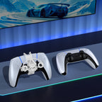 GAMINJA Racing Game Controller Steering Wheel Attachment Accessory For Playstation 5 Mini Steering Wheel For PS5 Game Controller