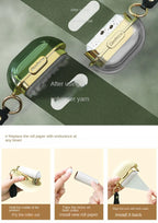 Mini Portable Lint Applicator Roller Can Be Torn To Replace Paper on The Body Stained Clothes Hair Removal Device