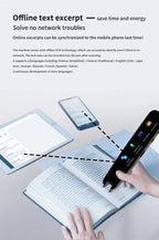 Offline Translation Pen For Teacher Student Dictionary English Intelligent Scanning Point Reading 123 Languages Translator Pen