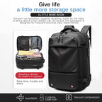 3Pcs Travel Vacuum Compression Backpack 17 inch Laptop Business Backpack Large Capacity Expanded Backpack With Anti-theft Lock