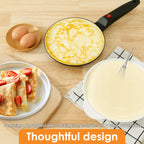 200V 600W Electric Crepe Maker Non-stick Pancake Cooking Machine Electric Baking Pan Kitchen Utensils with Egg Whisk Batter Bowl