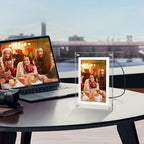 Acrylic Digital Photo Frame 5/7 Inch 1000mAh Vertical Display IPS Screen 4G Memory Battery Porta Retrato Digital