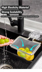 Kitchen Sink Filter  Leakage Drain Hole Filter Trap Screen Suction Cup Drainage Net Frame Iron Disposable Mesh