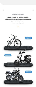 Waterproof Motorcycle Bike Mobile Phone Holder Magnetic Universal Bicycle GPS 360° Swivel Adjustable Motorcycle Cellphone Holde