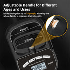 Grip Strength Tester 265Lbs/120Kg Digital Hand Dynamometer Grip Strength Meter USB LCD Screen Hand Grip Dynamometer