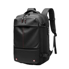 3Pcs Travel Vacuum Compression Backpack 17 inch Laptop Business Backpack Large Capacity Expanded Backpack With Anti-theft Lock