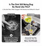 Kitchen Sink Filter  Leakage Drain Hole Filter Trap Screen Suction Cup Drainage Net Frame Iron Disposable Mesh