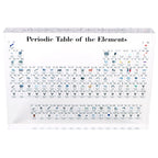 Kids Teaching Tool Crystal Chemical Element Display Periodic Table Of Elements Acrylic Periodic Table Display