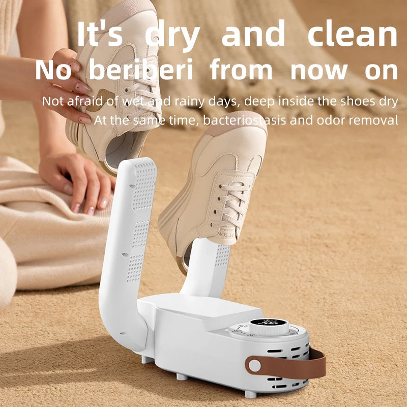 Portable Electric Shoe Dryer Adjustable Shoe and Boot Dryer With Intelligent Timer Foldable Shoe and Boot Dryer Shoe Drying Mach