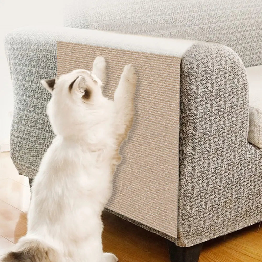 Cat Crawling Mat Anti Cat Scratch Sofa Grinding Climbing Frame Sofa Protection Self-adhesive Carpet Cats Scratch Board Cats Toys