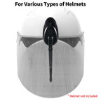 Motorcycle Helmet Wiper 2W Waterproof USB Motorcycle Helmet Windshield Wiper Improved Riding Safety Mini Electric Helmet Wiper