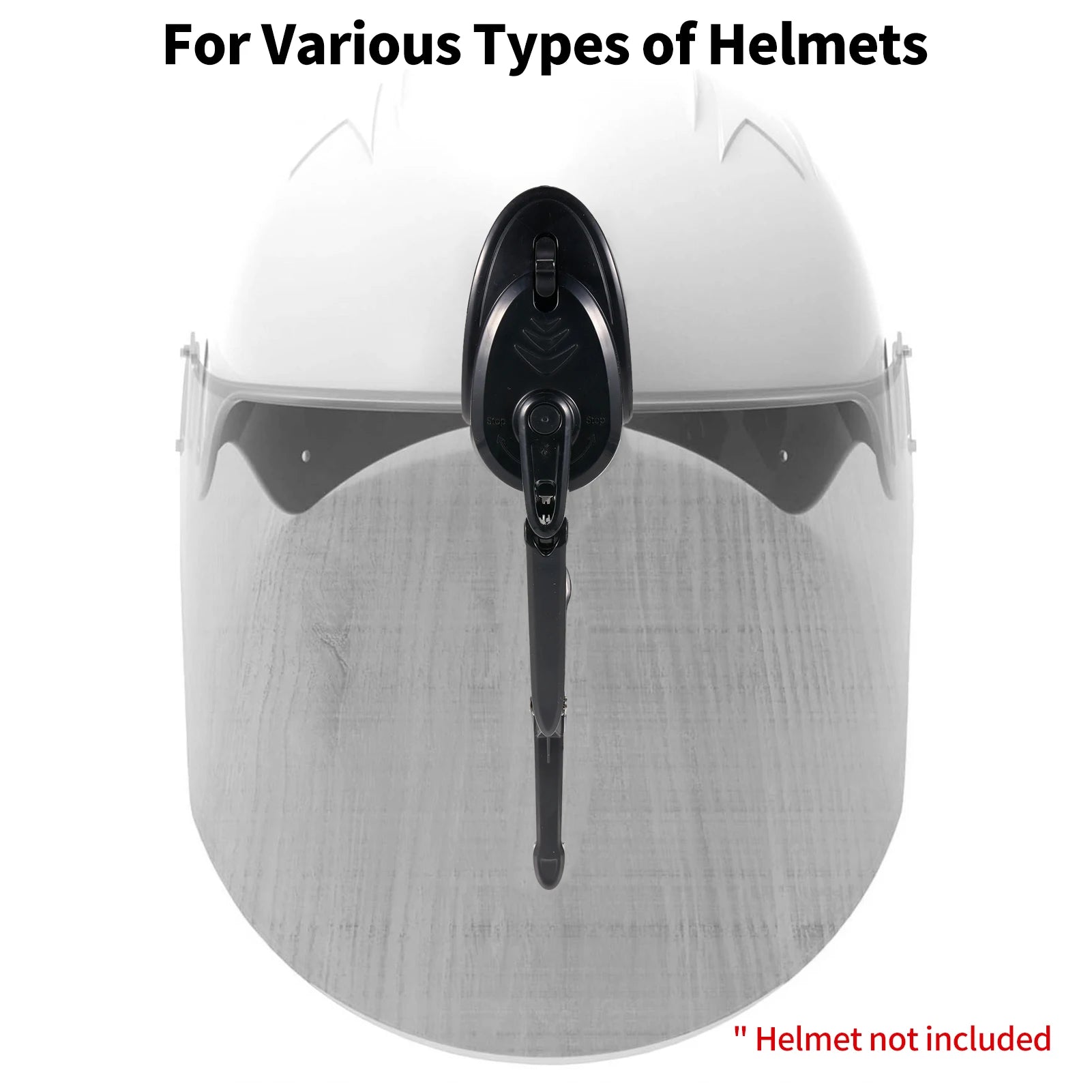 Motorcycle Helmet Wiper 2W Waterproof USB Motorcycle Helmet Windshield Wiper Improved Riding Safety Mini Electric Helmet Wiper
