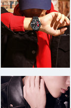 Sports 3D Spinning Mens Watches Car Rim Hub Wheel Watches Waterproof Quartz Car Wristwatch Watch Unique Design Relogio Masculino