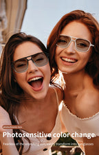 GS-10 Smart Audio Glasses Color-Changing Lenses Rechargeable Wireless Call Voice Assistant  and Music Control