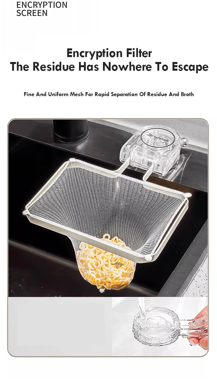 Kitchen Sink Filter  Leakage Drain Hole Filter Trap Screen Suction Cup Drainage Net Frame Iron Disposable Mesh