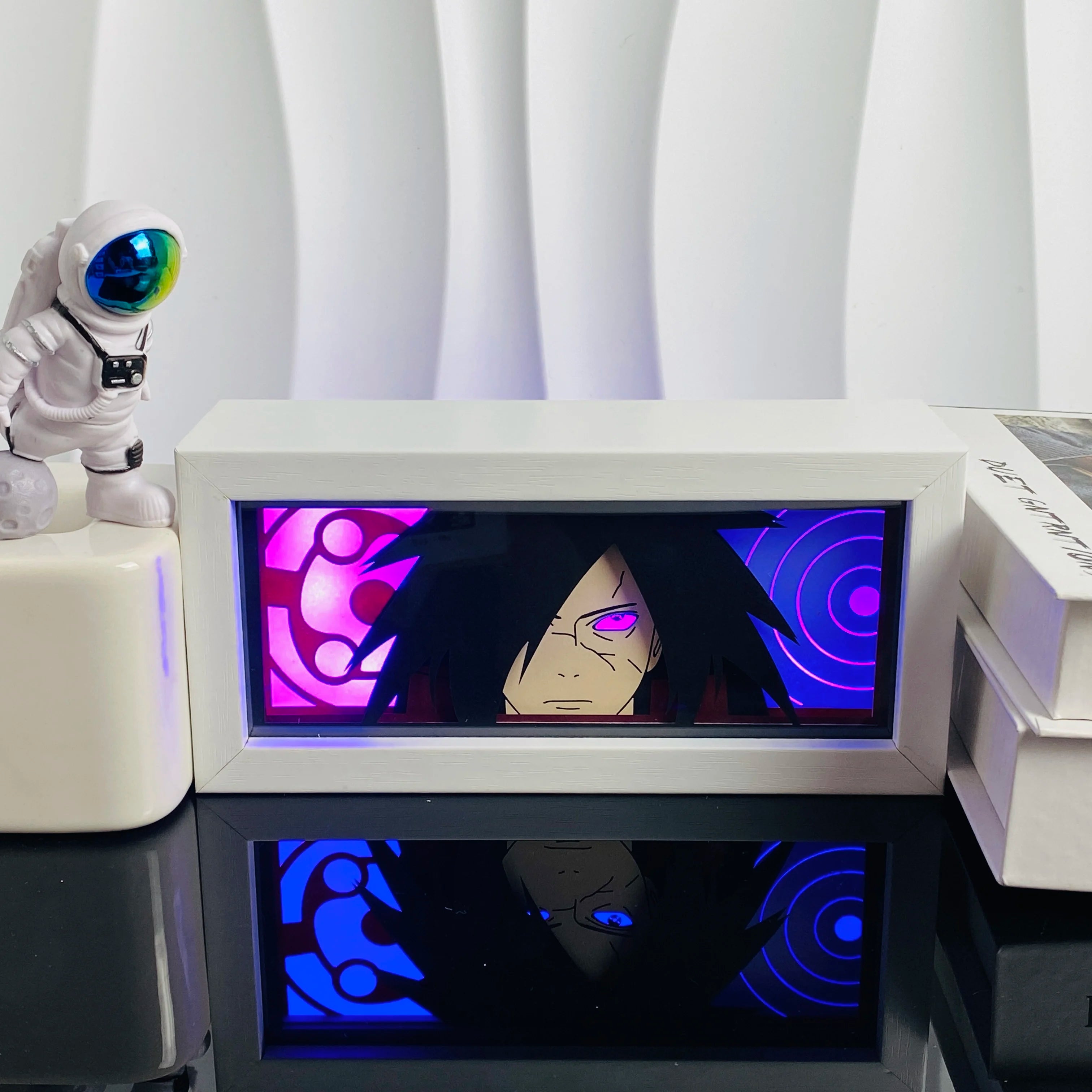Led Multicolored  Anime Light Box For Bedroom Decoration Paper Cut Shadow Box Birthday Gift Bedside Night Lamp Gifts