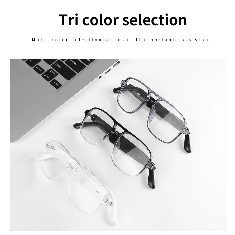 GS-10 Smart Audio Glasses Color-Changing Lenses Rechargeable Wireless Call Voice Assistant  and Music Control