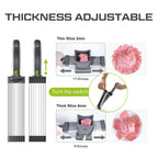 ONCE for All Meat Slicer and  Knife Set for Meat Slicing , Manual Fresh Meat Cutter, Slicer for Beef, Pork, Chicken Breast