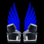 LED Light 2PCS Car Angel Wings Welcome Light Rearview Mirror Welcome Light Angel Wings Carpet Projection Auto Decoration