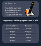 Offline Translation Pen For Teacher Student Dictionary English Intelligent Scanning Point Reading 123 Languages Translator Pen