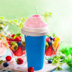 2024 Summer Magic Slushy Maker Squeeze Cup Homemade Milk Shake Maker Cooling Cup Squee DIY it for Family