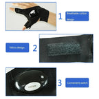 LED Flashlight Luminous Running Gloves Waterproof Cycling Camping Hiking Rescue Glove Lamp Lighting Gloves Fingerless Gloves