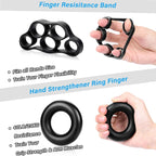 Grip Strength Trainer Kit 1-6 Pack Hand Grip Strengthener for Muscle Building and Injury Recover hand rehabilitation training