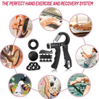 Grip Strength Trainer Kit 1-6 Pack Hand Grip Strengthener for Muscle Building and Injury Recover hand rehabilitation training