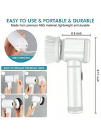 Electric Spin Scrubber, 5 in 1 Electric Cleaning Brush Bathroom Cleaning Brush with 5 Replaceable Heads, Handheld Cleaning Brush