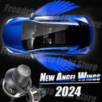 LED Light 2PCS Car Angel Wings Welcome Light Rearview Mirror Welcome Light Angel Wings Carpet Projection Auto Decoration