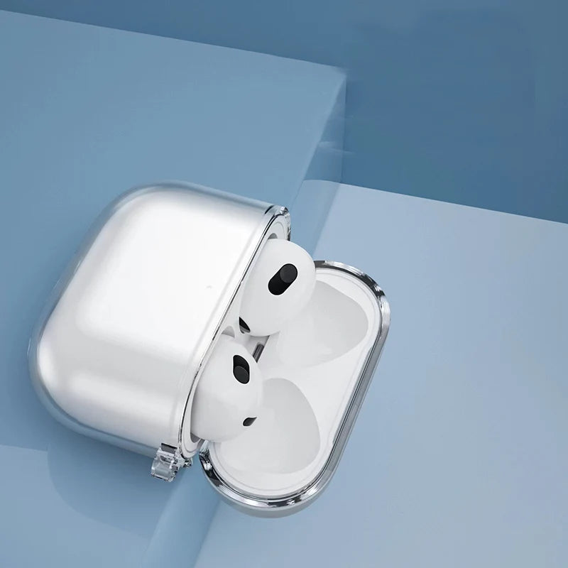 2024 For airpods 4generation airpods 4 Bluetooth Earphones ANC Wireless Headphones Earbuds Noise Cancelling Transparent TPU Case