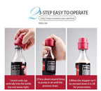 Soda bottle cap Saver Lids Bottle Top Carbonated Keeper Cola Cork Stopper Soda Pressure Caps Inflatable Soda Sealer Fizzy Drink
