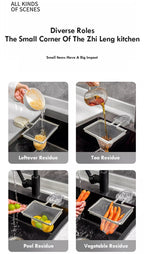 Kitchen Sink Filter  Leakage Drain Hole Filter Trap Screen Suction Cup Drainage Net Frame Iron Disposable Mesh