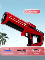 Electric Water Guns For Adults Powerful Squirt Automatic Water Suction Water Blasters Summer Outdoor Beach Tool For Kids Gift