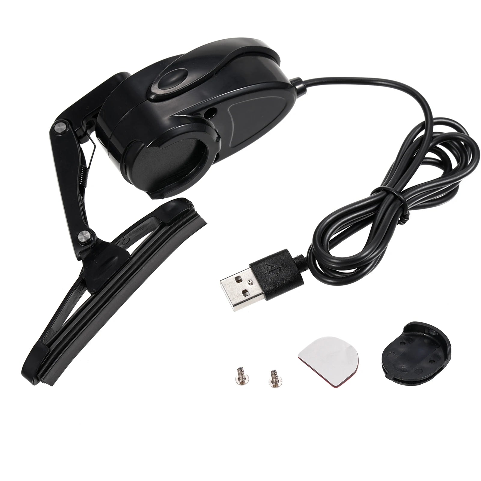 Motorcycle Helmet Wiper 2W Waterproof USB Motorcycle Helmet Windshield Wiper Improved Riding Safety Mini Electric Helmet Wiper