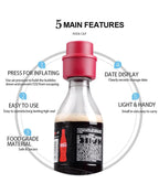 Soda bottle cap Saver Lids Bottle Top Carbonated Keeper Cola Cork Stopper Soda Pressure Caps Inflatable Soda Sealer Fizzy Drink