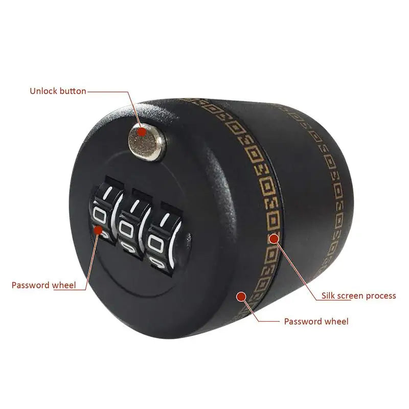 Combination Lock For Wine Liquor Bottle Wine Bottle Top Stopper Bottle Password Code Lock For Bottle Between 26mm To 28mm