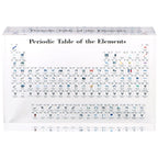 Kids Teaching Tool Crystal Chemical Element Display Periodic Table Of Elements Acrylic Periodic Table Display
