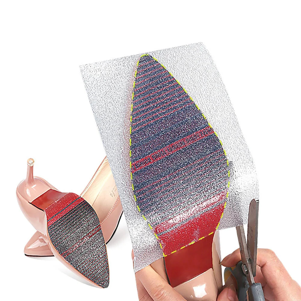 Anti-slip Wear-resistant Shoes Sole Protector Stickers for High Heel Sneakers Free-cut Self-Adhesive Shoe Sole Protectors Pads