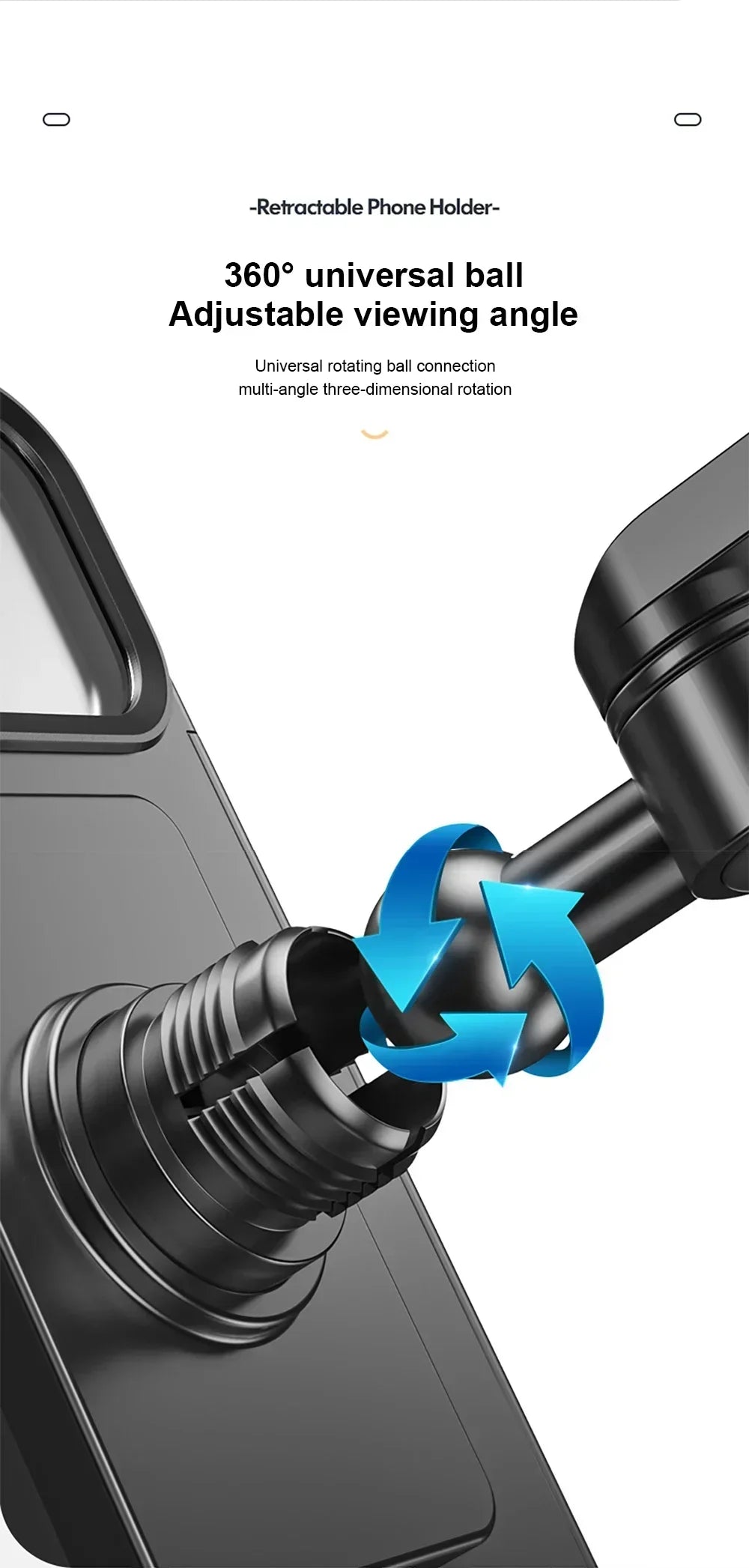 Waterproof Motorcycle Bike Mobile Phone Holder Magnetic Universal Bicycle GPS 360° Swivel Adjustable Motorcycle Cellphone Holde