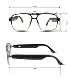 GS-10 Smart Audio Glasses Color-Changing Lenses Rechargeable Wireless Call Voice Assistant  and Music Control